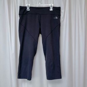 The north face black capri tights vaporwick